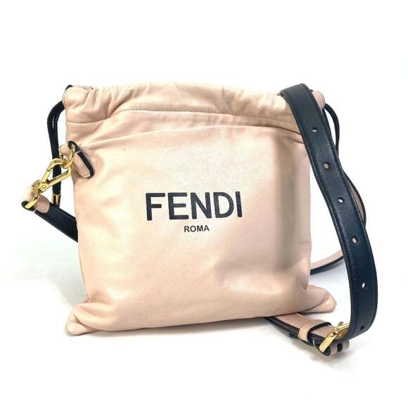 FENDI Pink Pochette Shoulder Bag